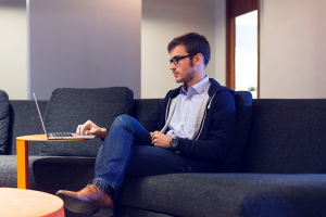 An engineer attending a meeting